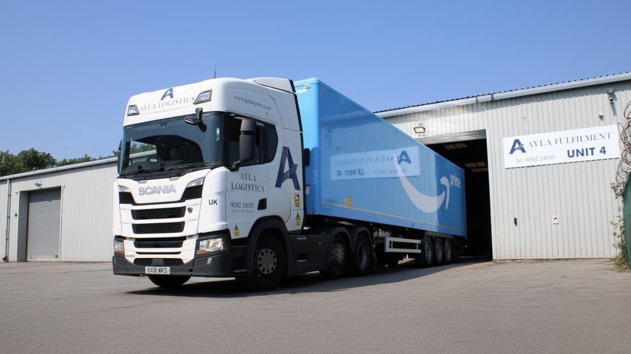 Ayla Logistics lorrys for trusted freight forwarding services.